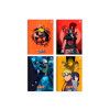 CADERNO BROCHURA 1/4 CAPA DURA 80FL NARUTO SAO DOMINGOS - REF. 222053 - PACOTE COM 5 UNIDADES