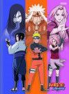 CADERNO BROCHURA 1/4 CAPA DURA 80FL NARUTO SAO DOMINGOS - REF. 222053 - PACOTE COM 5 UNIDADES
