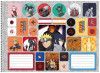CADERNO CARTOGRAFIA CAPA DURA 60 FOLHAS NARUTO SAO DOMINGOS - REF. 233319 - PACOTE COM 5 UNIDADES