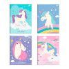 CADERNO BROCHURAO CAPA DURA 80 FOLHAS UNICORNIO FORONI - REF. 6203 - PACOTE COM 5 UNIDADES