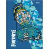 CADERNO BROCHURA 1/4 96 FOLHAS FORTNITE FORONI - REF. 6424 - PACOTE COM 10 UNIDADES