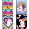 CADERNO 1 MATERIA CAPA DURA 80 FOLHAS UNICORNIO FORONI - REF. 6207 - PACOTE COM 4 UNIDADES