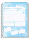 CADERNO 1 MATERIA 96FL NEUTRO PRETO TAMOIO - REF. 2581 - PACOTE COM 4 UNIDADES