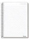 CADERNO 1 MATERIA 96FL NEUTRO PRETO TAMOIO - REF. 2581 - PACOTE COM 4 UNIDADES