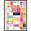 BLOCO PARA FICHARIO 80 FOLHAS COLEGIAL CAPRICHO TILIBRA - REF. 31948 - PACOTE COM 4 UNIDADES