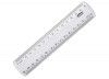 REGUA 15CM NEW LINE PLASTICA WALEU - PACOTE COM 10 UNIDADES