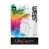 CADEADO 3 DIGITOS 25MM LIFE COLORS STAM - BRANCO - 1 UNIDADE