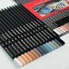LAPIS 15 CORES SUPERSOFT CORES NEUTRAS FABER-CASTELL - REF. 120715SOFTCN - PACOTE COM 12 UNIDADES