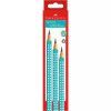 LAPIS PRETO ECO TRIANGULAR SPARKLE FABER-CASTELL - REF. SPKAZ - CAIXA COM 12 UNIDADES