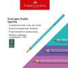 LAPIS PRETO ECO TRIANGULAR SPARKLE FABER-CASTELL - REF. SPKAZ - CAIXA COM 12 UNIDADES