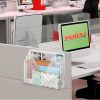 ORGANIZADOR ESCRITORIO HORIZONTAL TRIPLO CRISTAL - REF. 10170008 - 1 UNIDADE