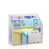 ORGANIZADOR ESCRITORIO HORIZONTAL TRIPLO CRISTAL - REF. 10170008 - 1 UNIDADE