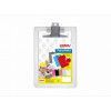 PRANCHETA ACRILICA 1/2 OFICIO METAL CRISTAL WALEU - REF. 10260008 - 1 UNIDADE