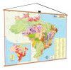 MAPA COM MOLDURA BRASIL UNIDADES DE RELEVO - REF. 4033 - 1 UNIDADE