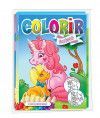 LIVRO COLORIR UNICORNIOS BICHO ESPERTO - PACOTE COM 8 UNIDADES