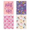 AGENDA COSTURADA PERMANENTE FEMININO PEPPER M4 TILIBRA - REF. 33912 - PACOTE COM 6 UNIDADES SORTIDAS