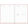 AGENDA COSTURADA PERMANENTE FEMININO PEPPER M4 TILIBRA - REF. 33912 - PACOTE COM 6 UNIDADES SORTIDAS