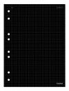 BLOCO PARA FICHARIO 40 FOLHAS COLEGIAL QUADRICULADO PRETO CREDEAL - REF. 278604 - 1 UNIDADE