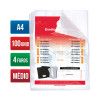 ENVELOPE PLASTICO 4 FUROS A4 225X300 MEDIO DAC - REF. 5078A4-100 - PACOTE COM 100 UNIDADES