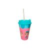 COPO 700ML C/TAMPA/CANUDO PLASTICO PERSON - 167 UN COM 1 UN