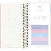 AGENDA ESPIRAL HAPPY BOLSO M2 TILIBRA 2025 - REF. 314226 - PACOTE COM 5 UNIDADES SORTIDAS