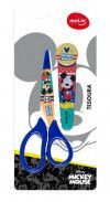 TESOURA ESCOLAR 13,5CM MICKEY COM PROTETOR MOLIN - REF. 22673 - 1 UNIDADE