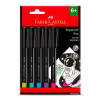 PINCEL MARCADOR SUPERSOFT 1.0 COM 5 CANETAS FABER-CASTELL - REF. BPSS/ES5ZF - 1 UNIDADE