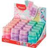 APONTADOR BORRACHA 2F. CONNECT PASTEL MAPED - 049231 - CAIXA COM 20 UNIDADES
