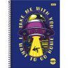CADERNO 1 MATERIA CAPA DURA 80 FOLHAS FUZY FORONI - REF. 9574 - PACOTE COM 4 UNIDADES