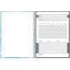 CADERNO 10 MATERIAS CAPA DURA 160 FOLHAS 4 ELEMENTOS FORONI - REF. 8026 - PACOTE COM 4 UNIDADES