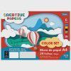 BLOCO CRIATIVO A4 120G COLOR SET 6 CORES 24 FOLHAS - REF. 8942 - 1 UNIDADE