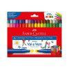 CANETA HIDROCOR 36 CORES VAI E VEM FABER-CASTELL - REF. 15.0136VVZF - PACOTE COM 2 UNIDADES