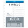 BLOCO PARA FICHARIO 80 FOLHAS COLEGIAL TILIDISCO TILIBRA - REF. 34181 - 1 UNIDADE