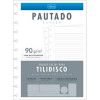 BLOCO PARA FICHARIO 80 FOLHAS TILIDISCO TILIBRA - REF. 34177 - 1 UNIDADE
