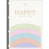 BLOCO PARA FICHARIO 80 FOLHAS HAPPY TILIBRA - REF. 30565 - PACOTE COM 5 UNIDADES