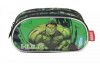 ESTOJO DUPLO AVENGERS HULK LUXCEL - REF. EI38104AG-VERDE - 1 UNIDADE