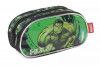 ESTOJO DUPLO AVENGERS HULK LUXCEL - REF. EI38104AG-VERDE - 1 UNIDADE