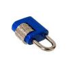 CADEADO 3 DIGITOS 25MM ZAMAC STAM - AZUL - 1 UNIDADE