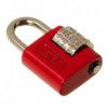 CADEADO 3 DIGITOS 25MM ZAMAC STAM - VERMELHO - 1 UNIDADE