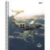 CADERNO 1 MATERIA CAPA DURA 80 FOLHAS AIR ATTACK SAO DOMINGOS - REF. 233390 - PACOTE COM 4 UNIDADES