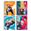 CADERNO 1 MATERIA CAPA DURA 80 FOLHAS BORUTO SAO DOMINGOS - REF. 233383 - PACOTE COM 4 UNIDADES