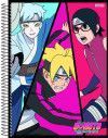 CADERNO 1 MATERIA CAPA DURA 80 FOLHAS BORUTO SAO DOMINGOS - REF. 233383 - PACOTE COM 4 UNIDADES
