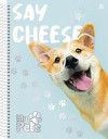 CADERNO 1 MATERIA CAPA DURA 80 FOLHAS MY PETS SAO DOMINGOS - REF. 233081 - PACOTE COM 4 UNIDADES