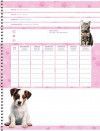 CADERNO 1 MATERIA CAPA DURA 80 FOLHAS MY PETS SAO DOMINGOS - REF. 233081 - PACOTE COM 4 UNIDADES
