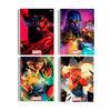 CADERNO 1 MATERIA CAPA DURA 80 FOLHAS MARVEL NOW SAO DOMINGOS - REF. 233191 - PACOTE COM 4 UNIDADES
