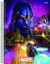 CADERNO 1 MATERIA CAPA DURA 80 FOLHAS MARVEL NOW SAO DOMINGOS - REF. 233191 - PACOTE COM 4 UNIDADES