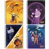 CADERNO 10 MATERIAS CAPA DURA 160 FOLHAS NARUTO SAO DOMINGOS - REF. 233317 - PACOTE COM 4 UNIDADES