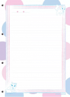 BLOCO PARA FICHARIO 80 FOLHAS SISSI SAO DOMINGOS - REF. 316004 - PACOTE COM 5 UNIDADES