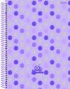 CADERNO 1 MATERIA CAPA DURA 80 FOLHAS LAVENDER SAO DOMINGOS - REF. 233299 - PACOTE COM 4 UNIDADES