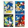 CADERNO 1 MATERIA CAPA DURA 80 FOLHAS SONIC TILIBRA - REF. 34298 - PACOTE COM 4 UNIDADES